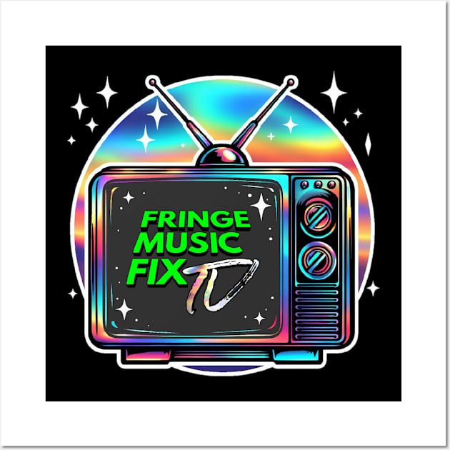 FRINGE MUSIC FIX Logo (2024 Version) Wall Art by Sudburied